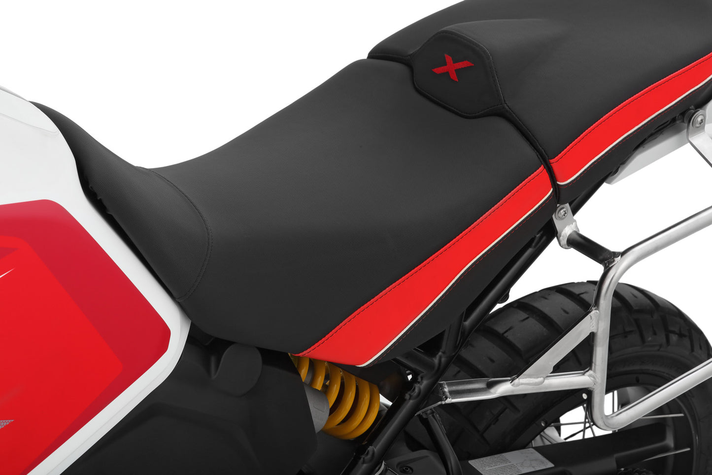 Wunderlich rider seat AKTIVKOMFORT DesertX - extra high - black-red