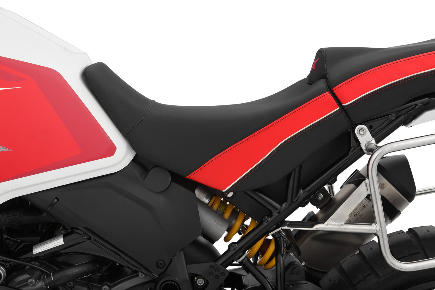 Wunderlich rider seat AKTIVKOMFORT DesertX - extra high - black-red