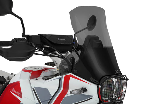 Wunderlich MARATHON windshield - For models with original enduro handguards - smoked grey