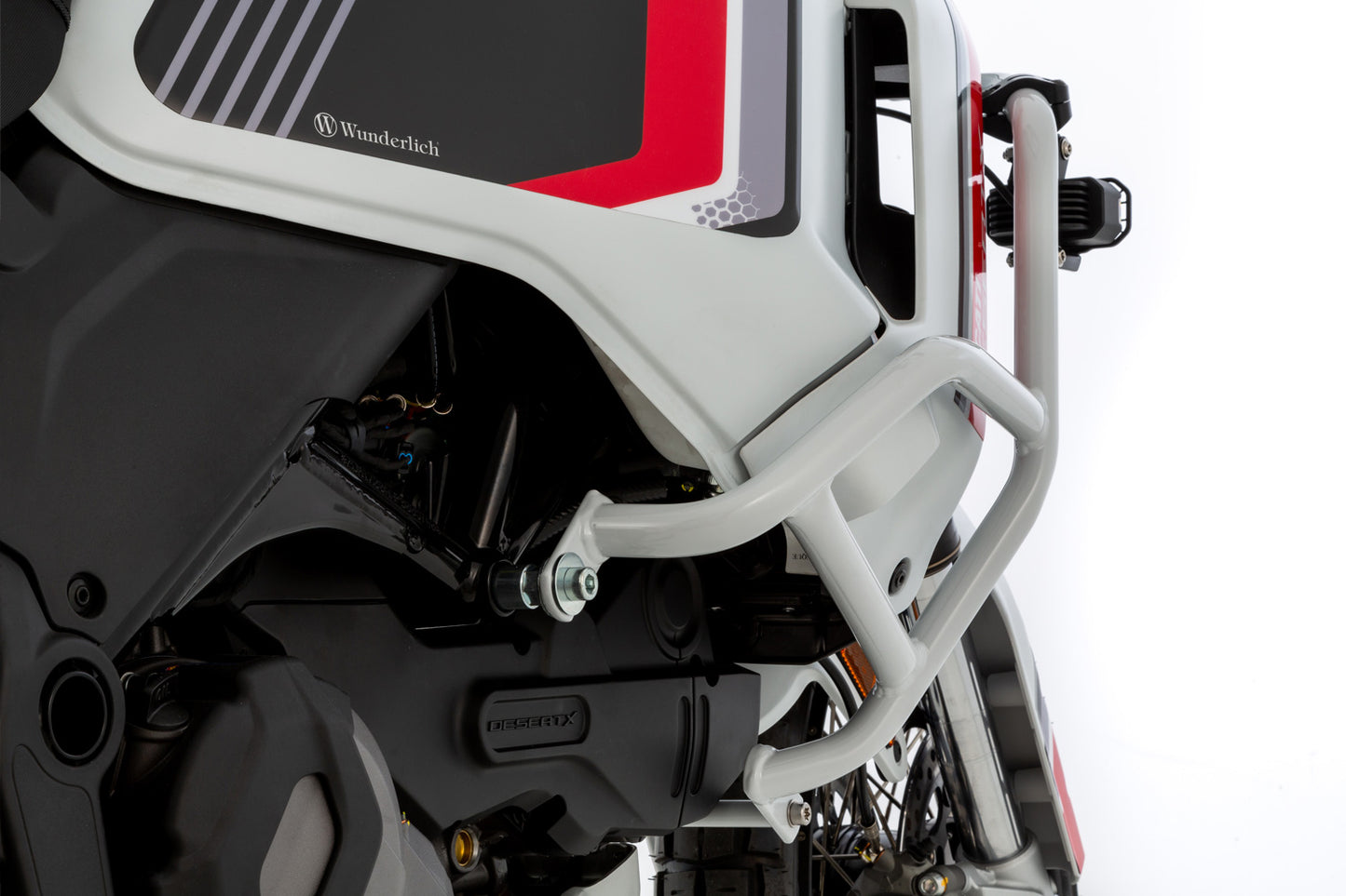 fairing protection bar - white - For models with Standard engine protection