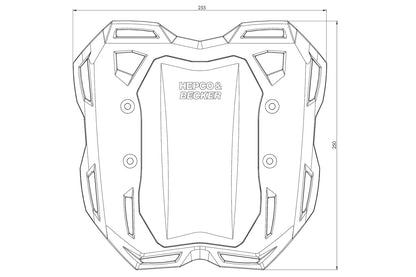 Hepco&Becker Smartrack Luggage Rack Ducati DesertX