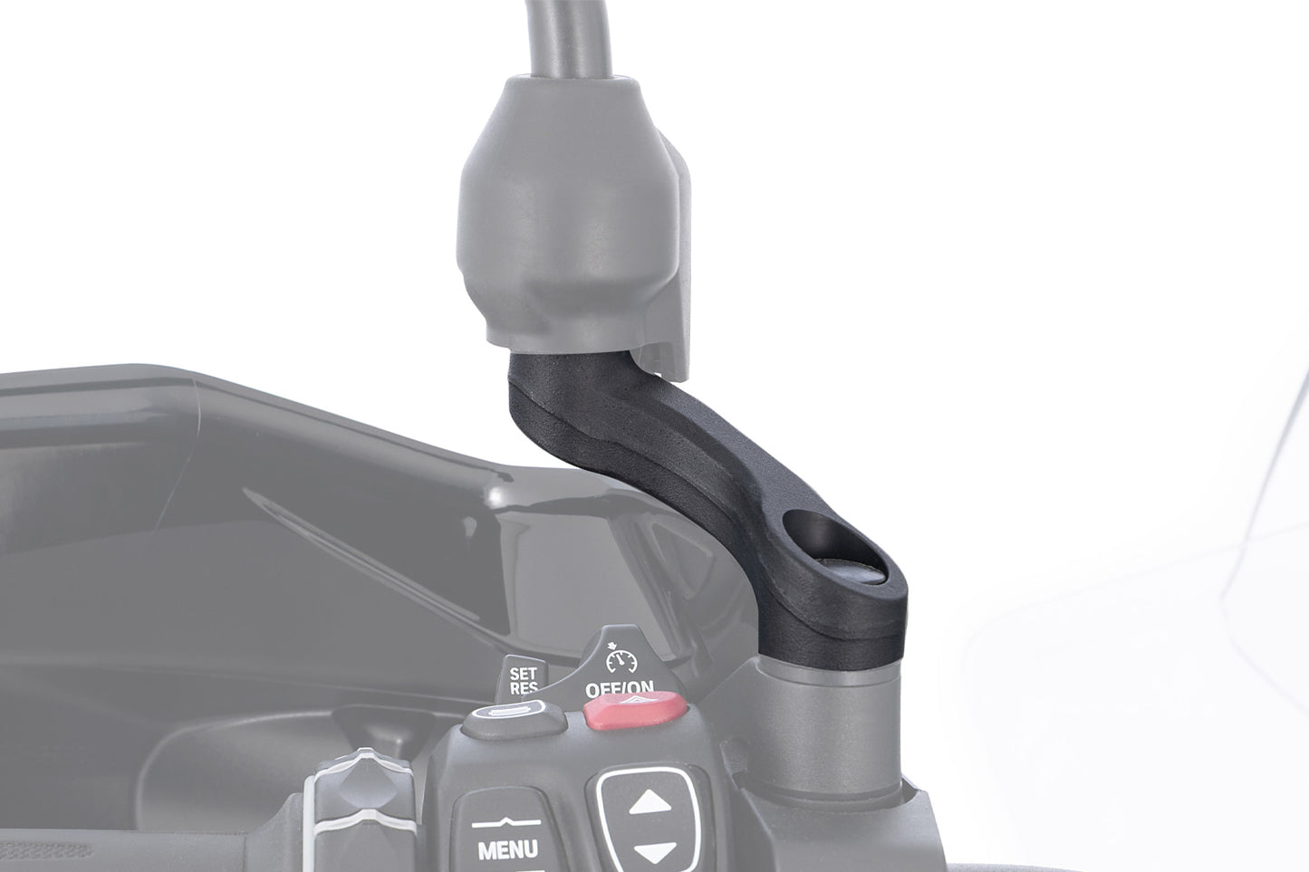 Wunderlich Mirror Adapter up + wide Ducati Multistrada and DesertX