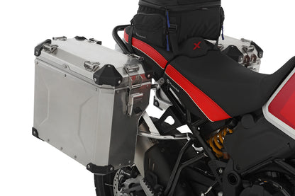 Wunderlich case set EXTREME - slimline - without lock cylinder - silver