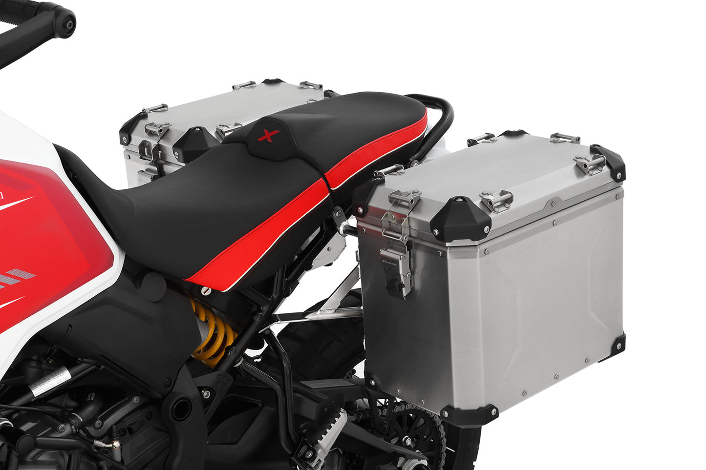 Wunderlich EXTREME case set - regular - without lock cylinder - aluminum