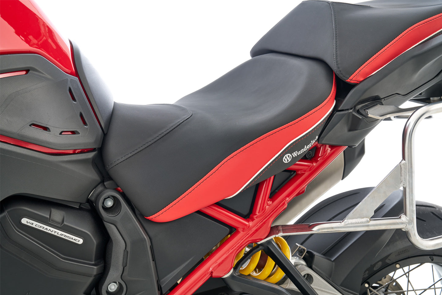 rider seat AKTIVKOMFORT - black-red - low