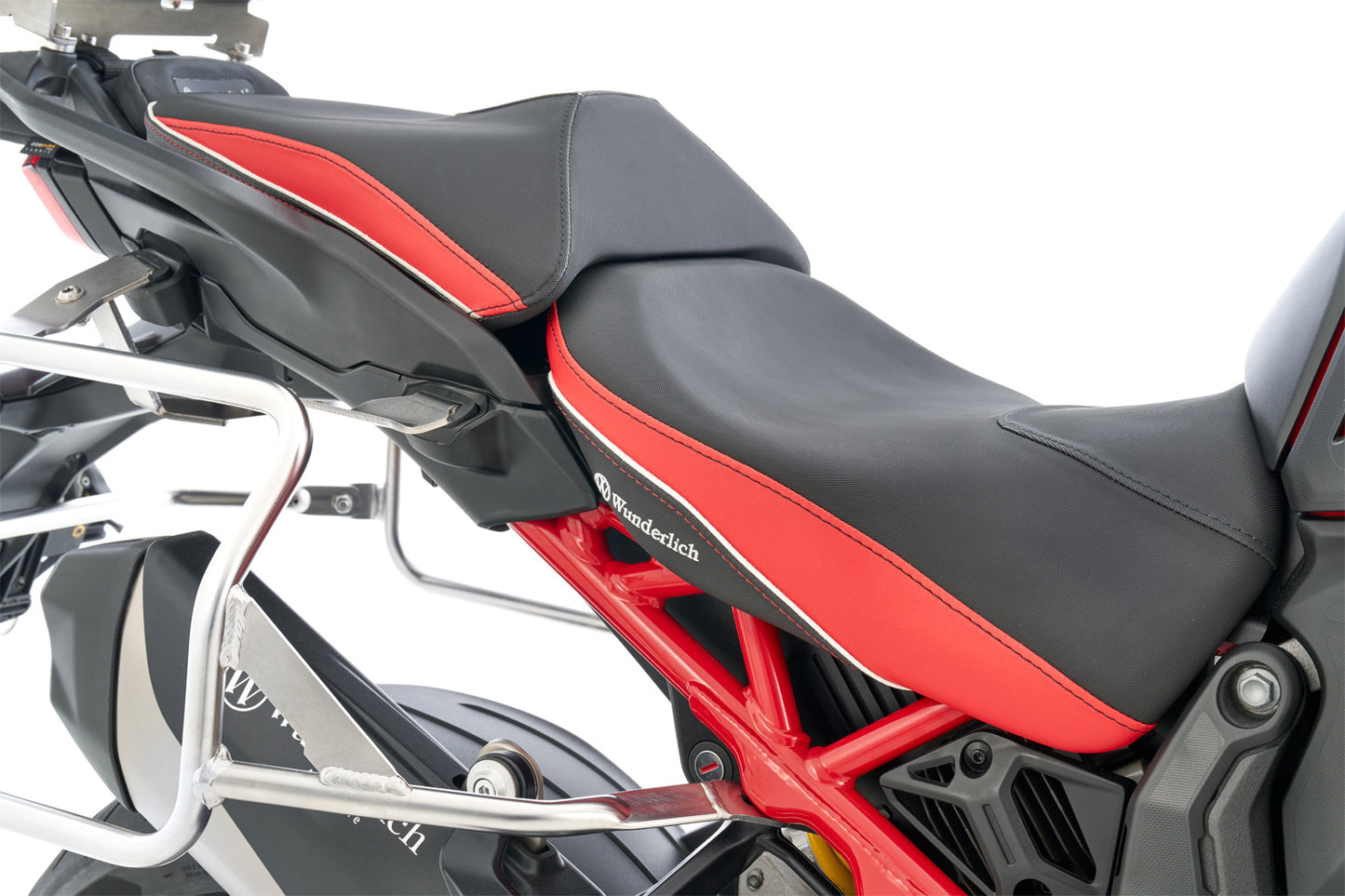 rider seat AKTIVKOMFORT - black-red - low