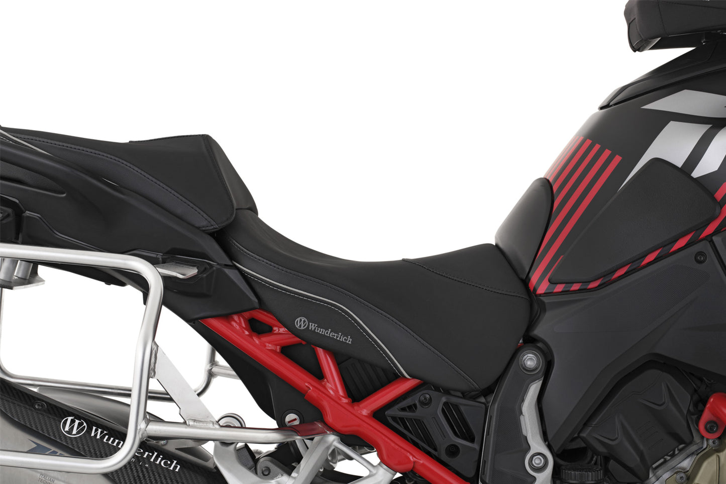 Wunderlich Rider Seat AKTIVKOMFORT with Heating Multistrada V4 - low - black