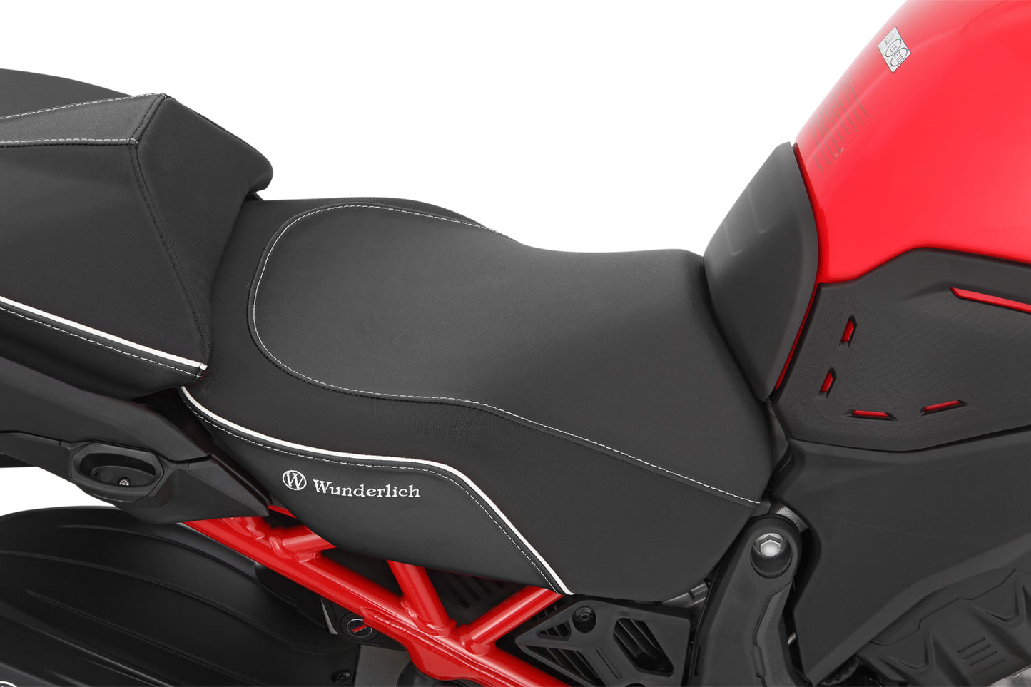 Wunderlich Rider Seat AKTIVKOMFORT with Heating Multistrada V4 - low - black