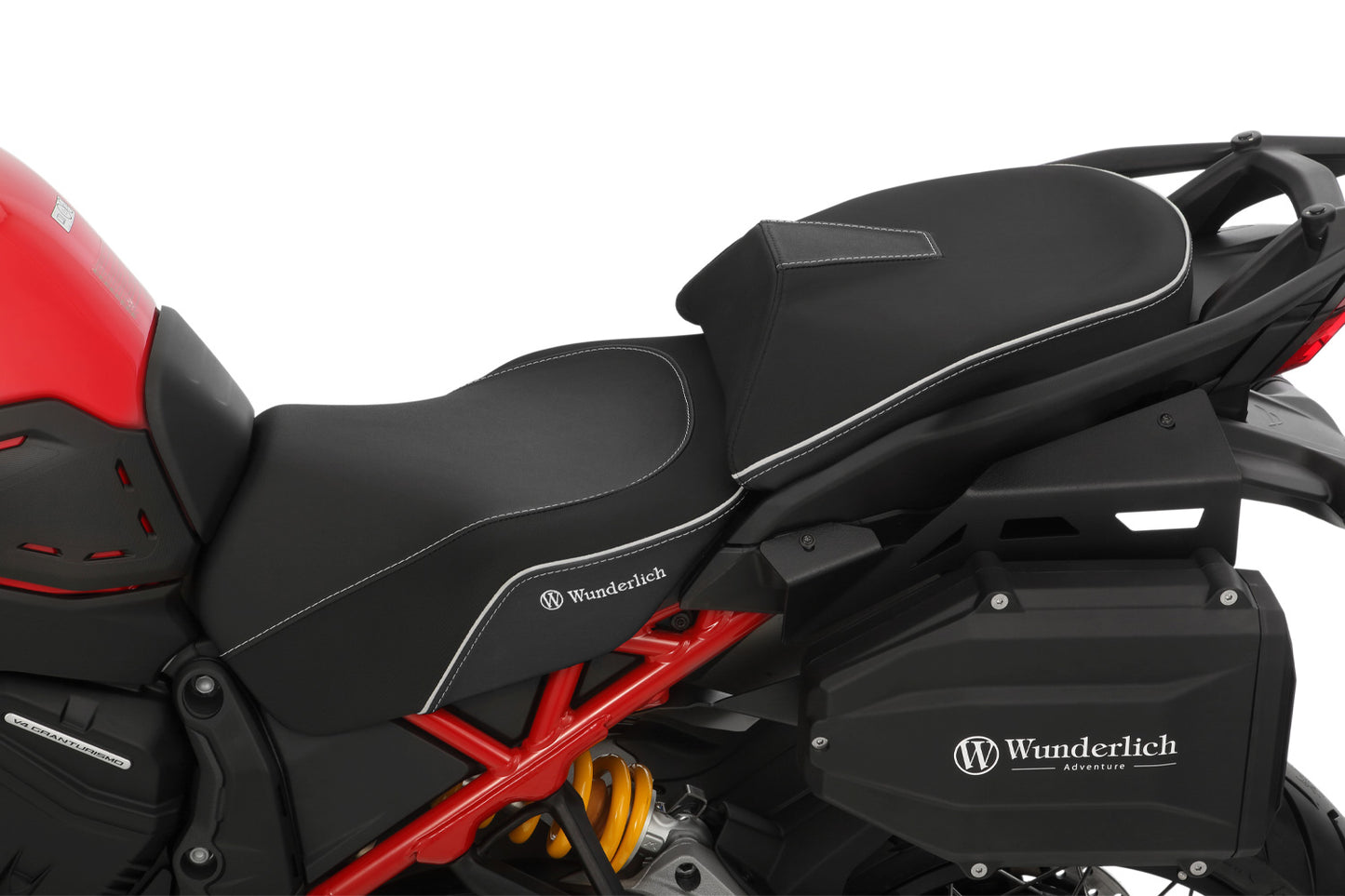 Wunderlich Rider Seat AKTIVKOMFORT with Heating Multistrada V4 - low - black