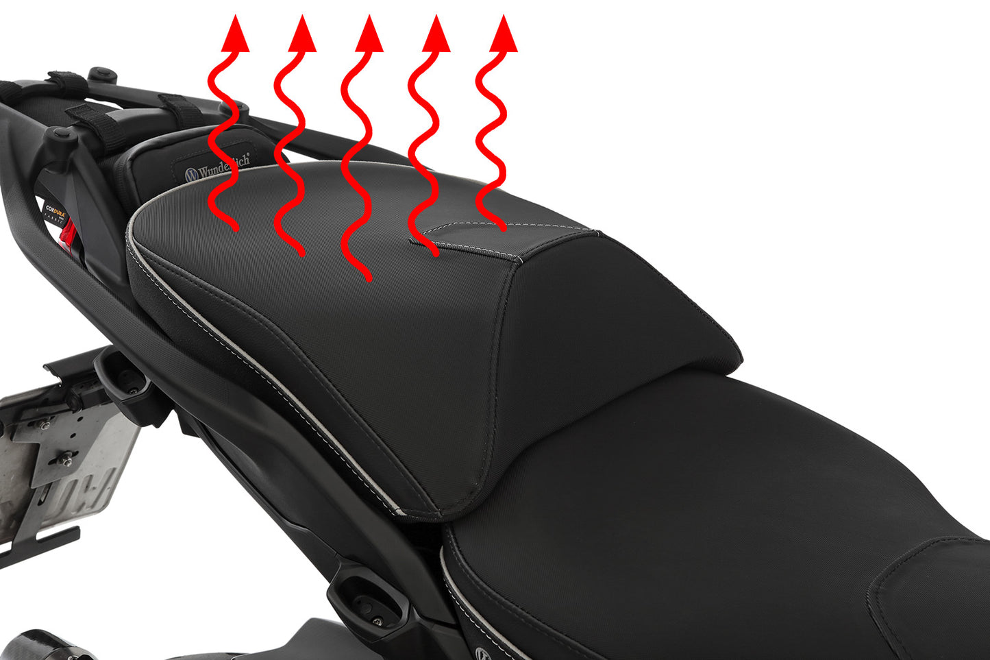 Heated Passenger Seat AKTIVKOMFORT Multistrada V4 - black