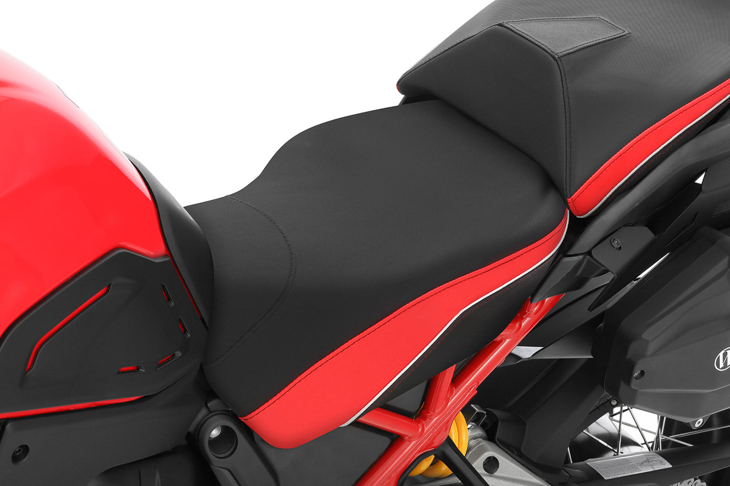 rider seat AKTIVKOMFORT - black-red - standard