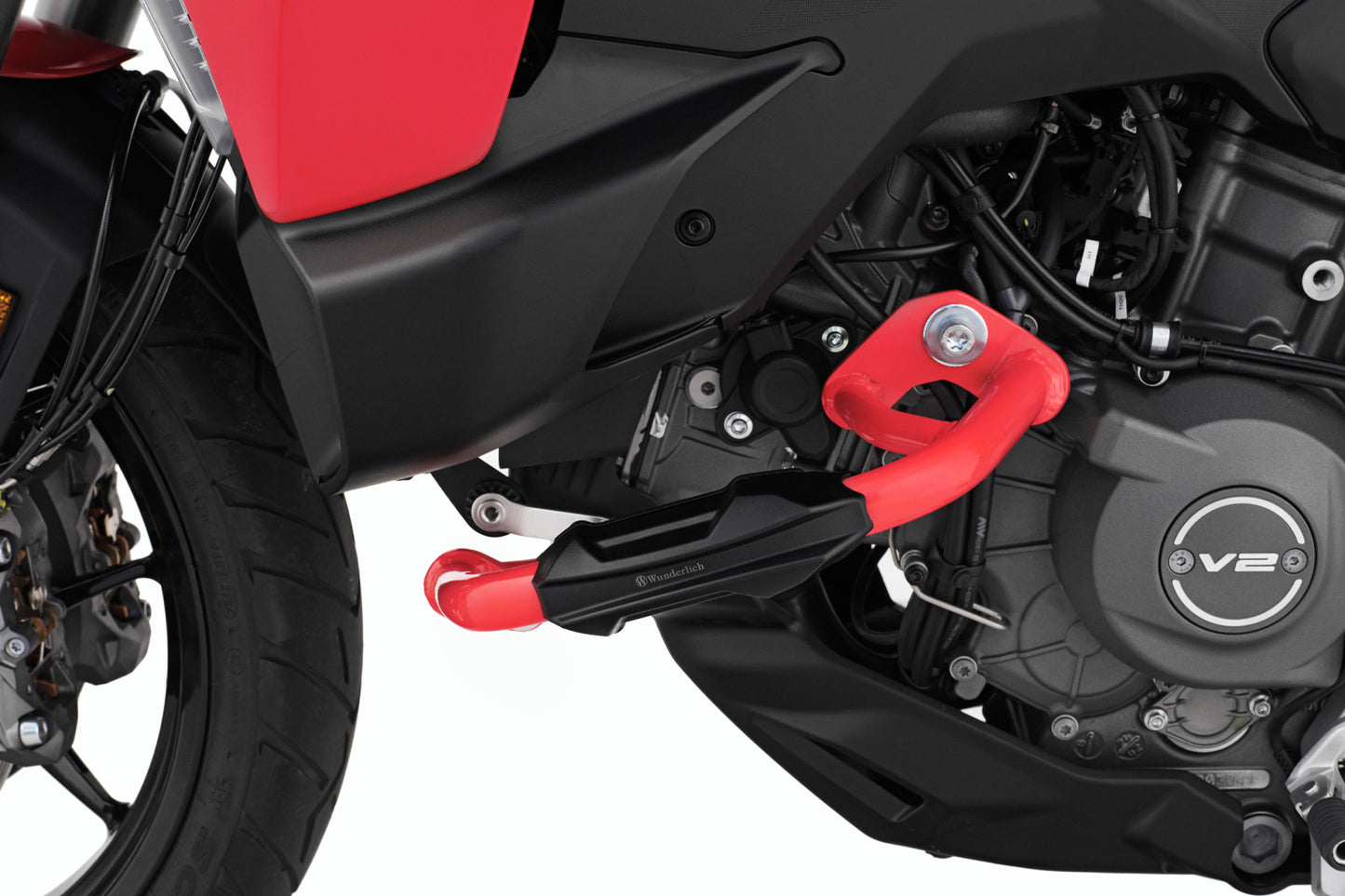 Engine Protection Bar GUARD Multistrada V2 - red