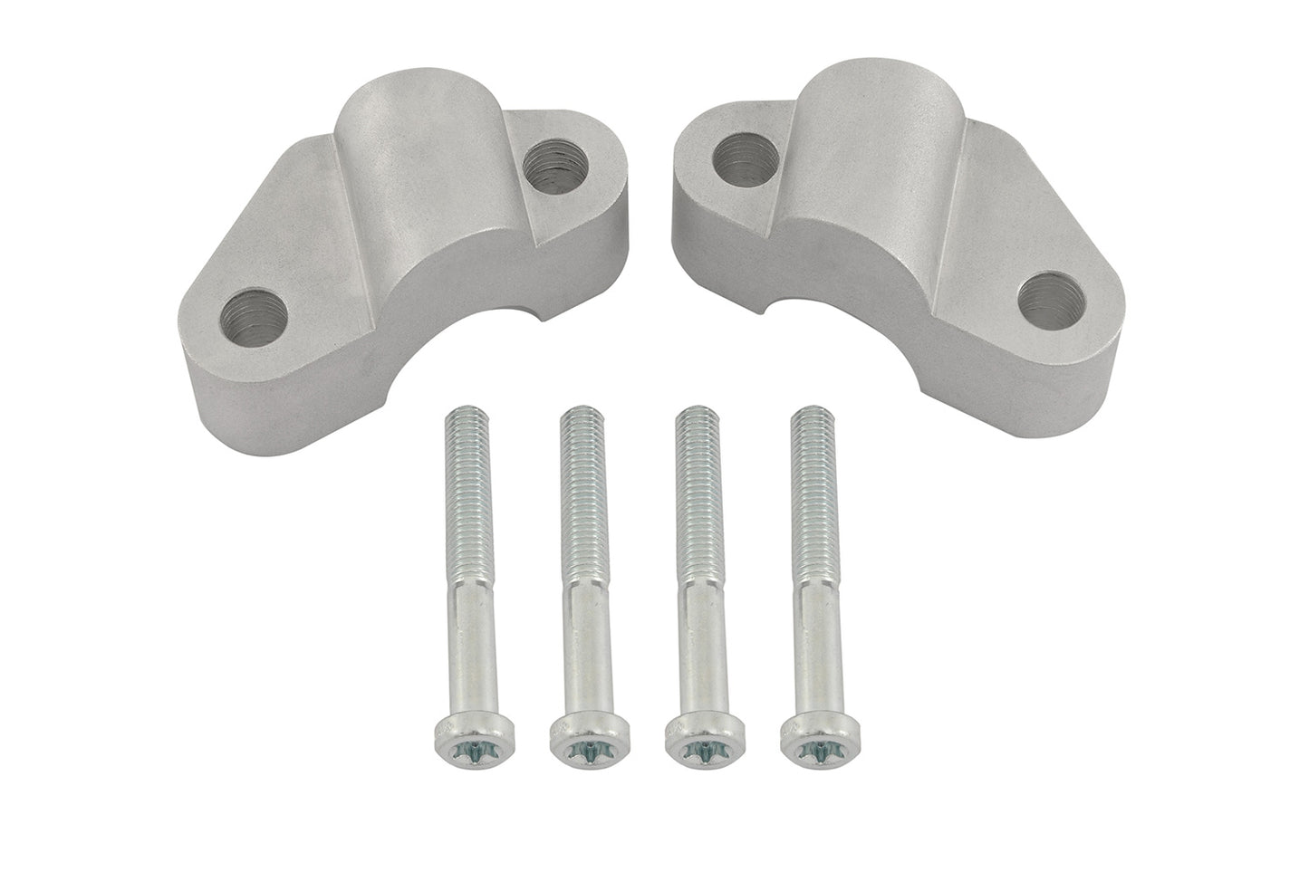 Handlebar Riser ERGO Multistrada V2 - 25 mm - silver