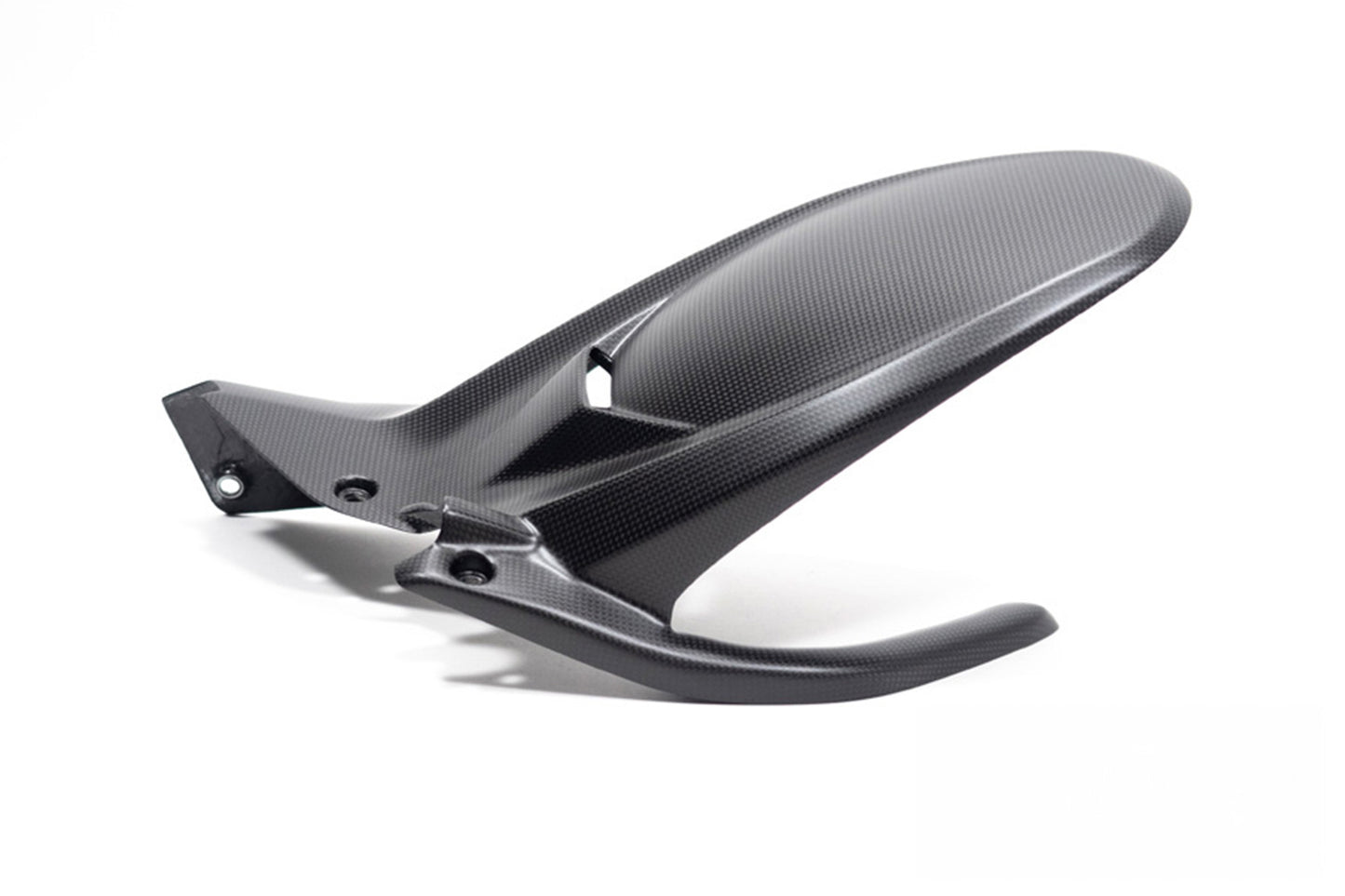Ilmberger Mudguard with Brake Line Cover Multistrada V4 Pikes Peak - rear - carbon - matt