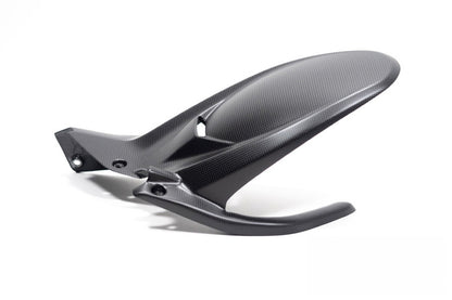 Ilmberger Mudguard with Brake Line Cover Multistrada V4 Pikes Peak - rear - carbon - matt