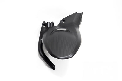 Ilmberger Mudguard with Brake Line Cover Multistrada V4 Pikes Peak - rear - carbon - matt