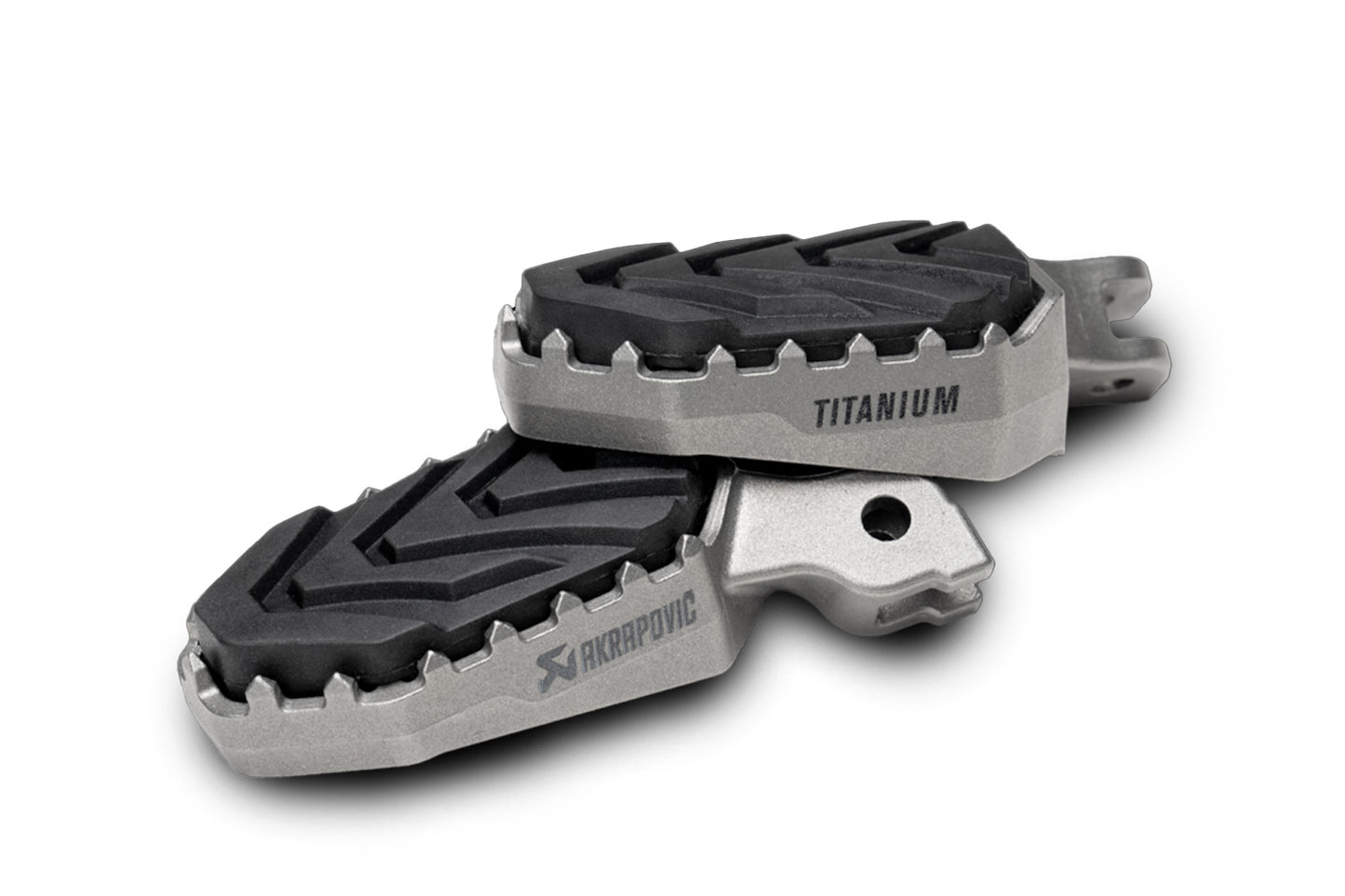 Akrapovic Ducati Adventure Footrest Set - titanium