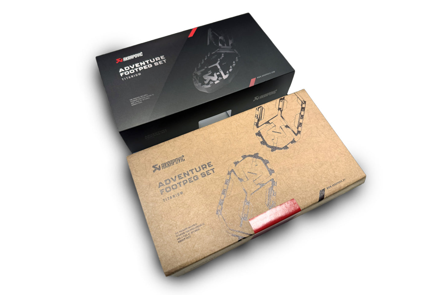 Akrapovic Ducati Adventure Footrest Set - titanium