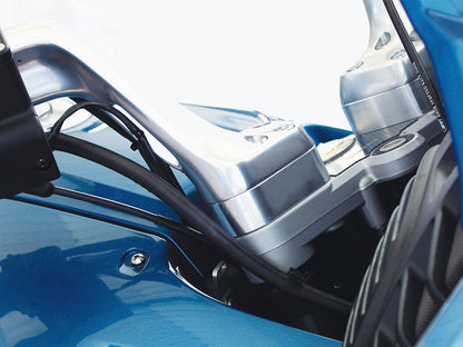 Vario handlebar riser 25mm silver