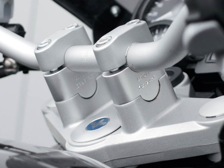 Wunderlich Handlebar risers - silver