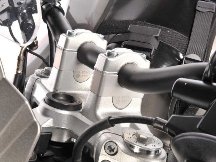 Handlebar riser 25mm - silver