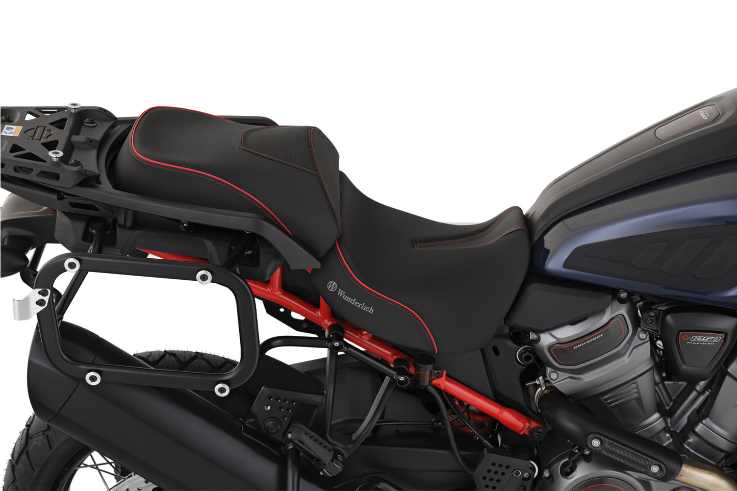 Wunderlich AKTIVKOMFORT rider seat Pan America 1250 - standard - black-red