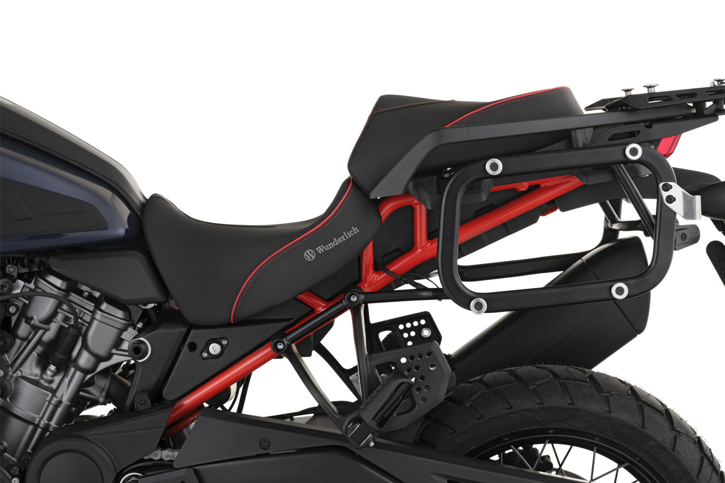Wunderlich AKTIVKOMFORT rider seat - high - black-red