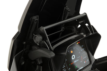 Windshield reinforcement for orig or accessory windshield - left - black