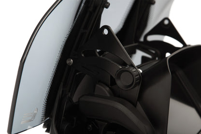 Windshield reinforcement for orig or accessory windshield - left - black