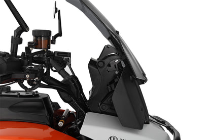 Windshield reinforcement for orig or accessory windshield - right - black