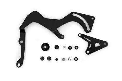 Windshield reinforcement for orig or accessory windshield - right - black