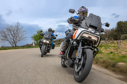 Wunderlich headlight protection grill, foldable