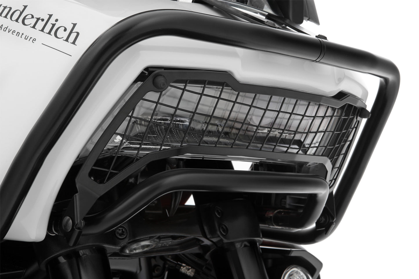 Wunderlich headlight protection grill, foldable