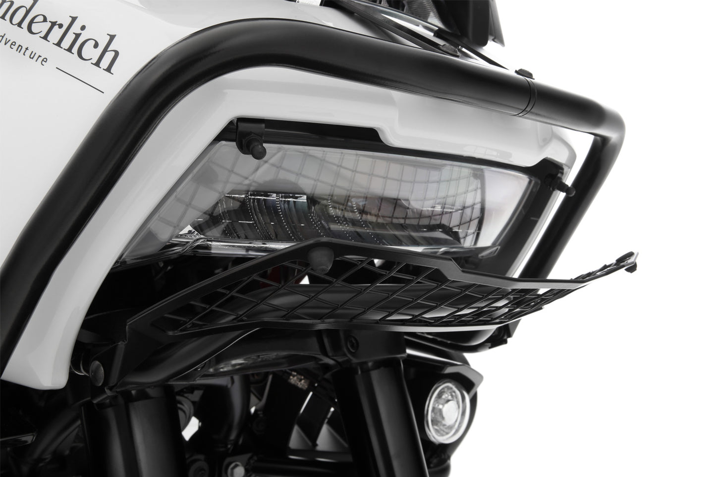 Wunderlich headlight protection grill, foldable