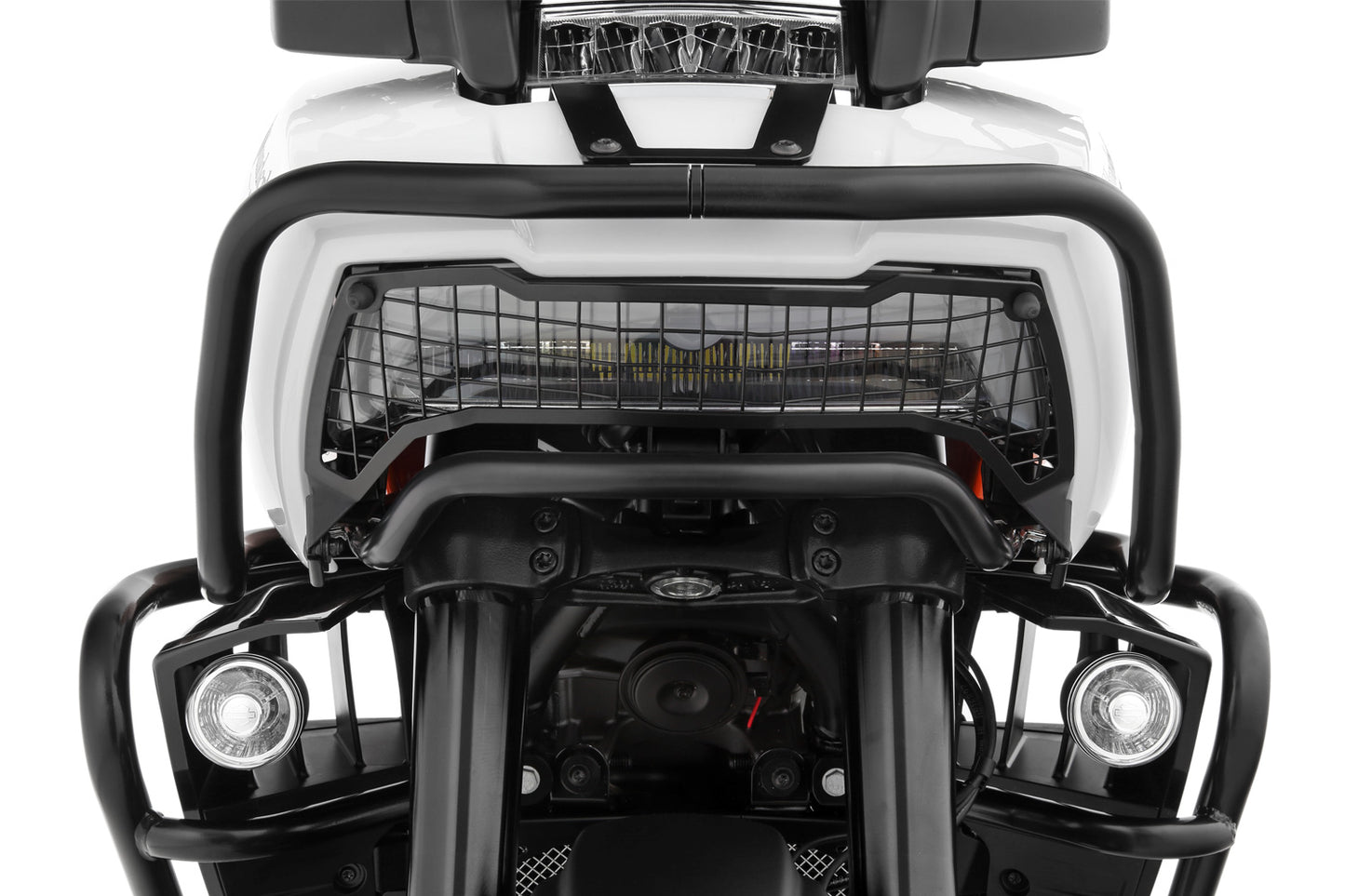 Wunderlich headlight protection grill, foldable