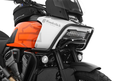 Wunderlich headlight protection grill, foldable