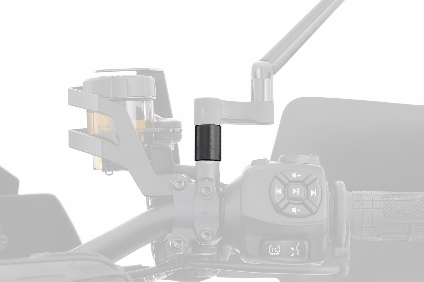 Wunderlich additional lift for mirror extension Pan America 1250