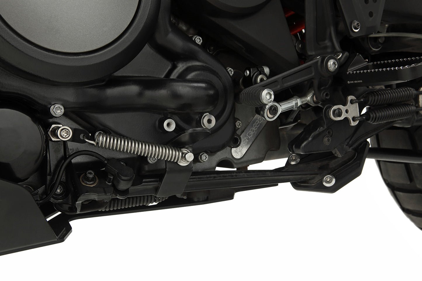 Wunderlich side stand support - black