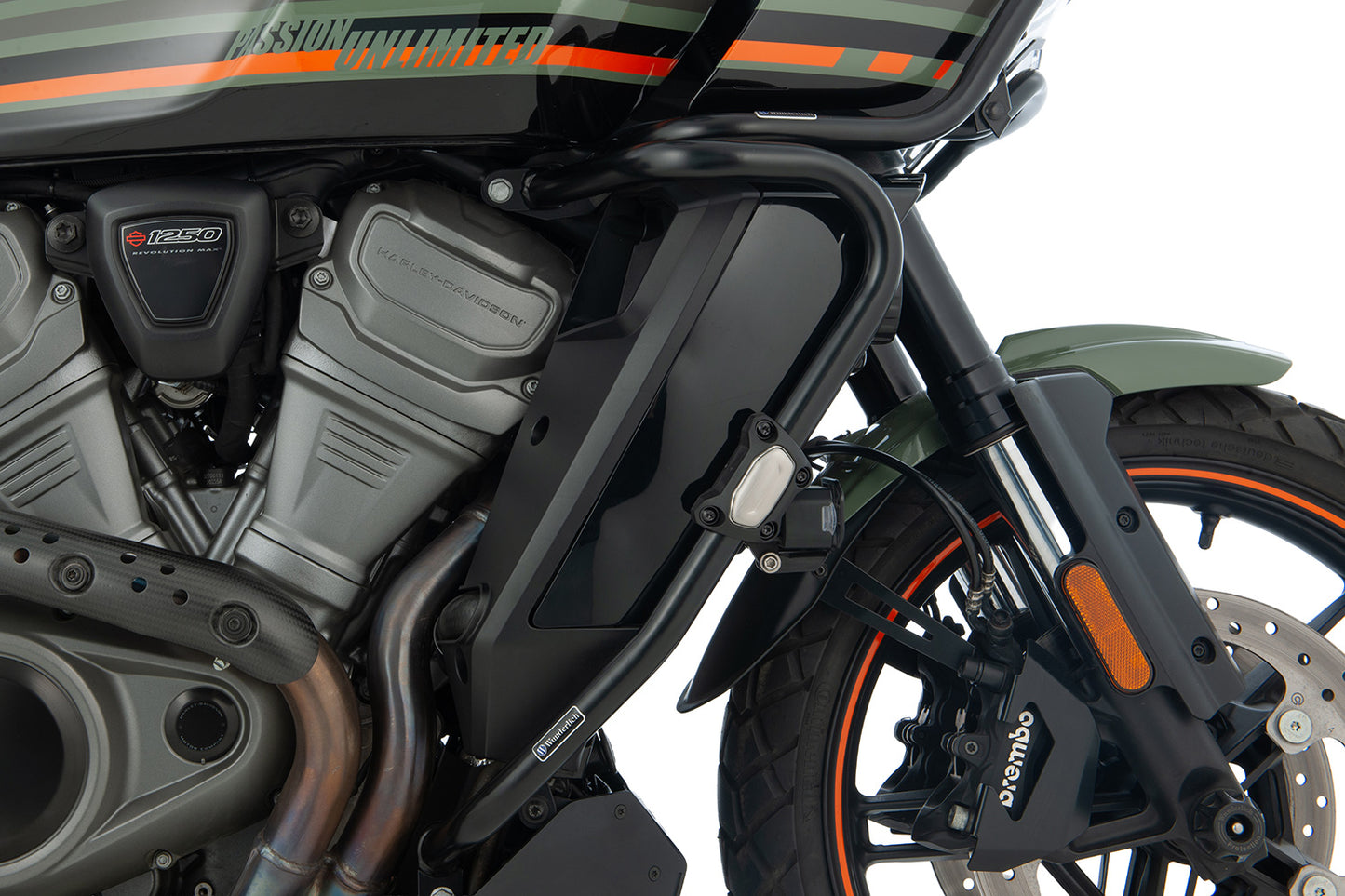 Wunderlich Crash Bar Protector Set GUARD - 25 mm - black