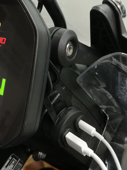 Dual USB charger + DIN Relocation Kit for BMW R1300GS