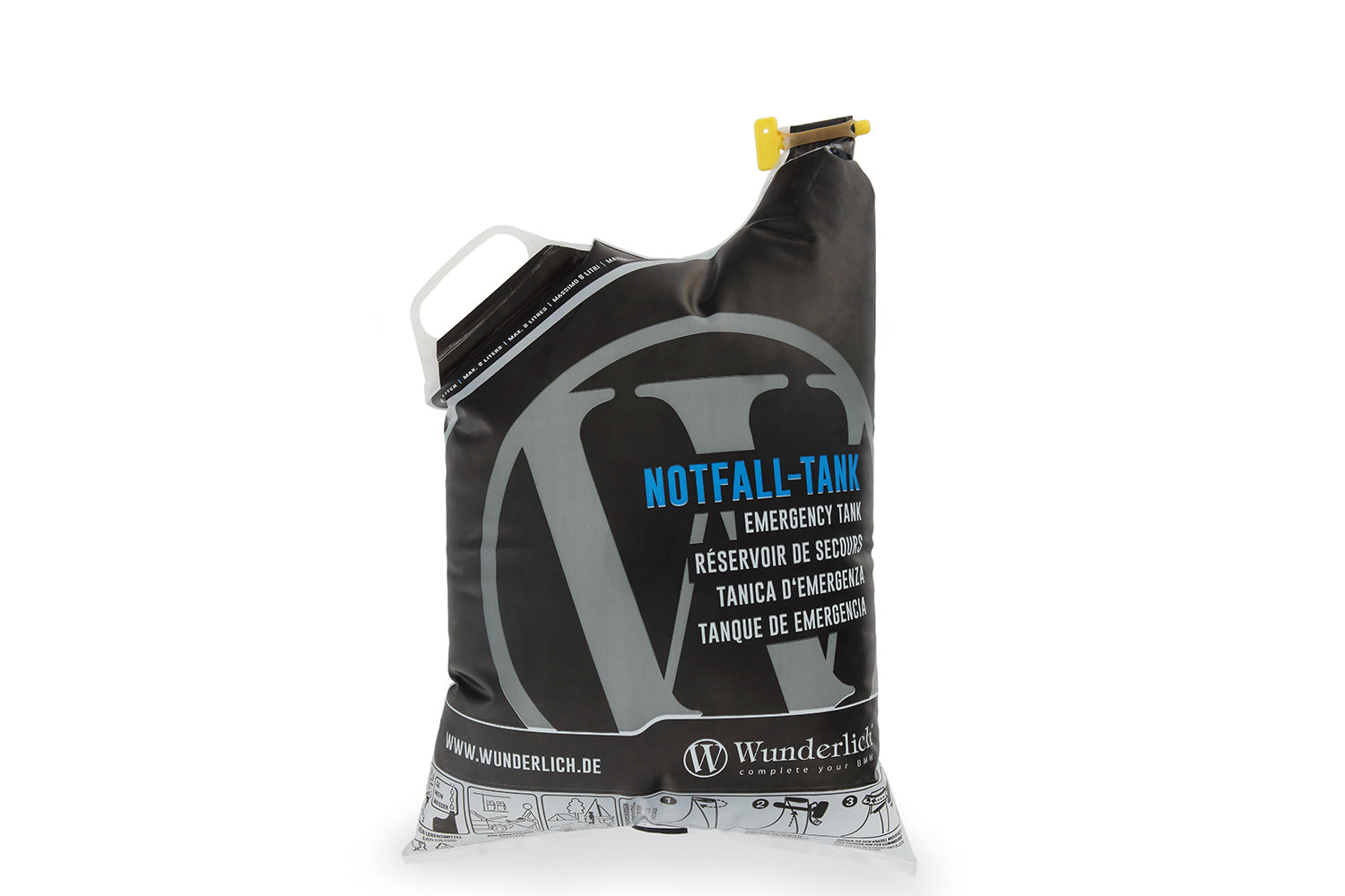 Wunderlich JOLLYTANK emergency tank/cannister - clear