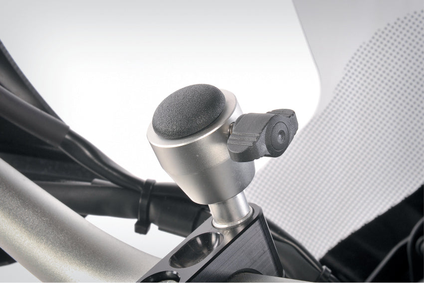 Navigation support MultiPod VARIO with carrier plate incl.silentblocks - silver