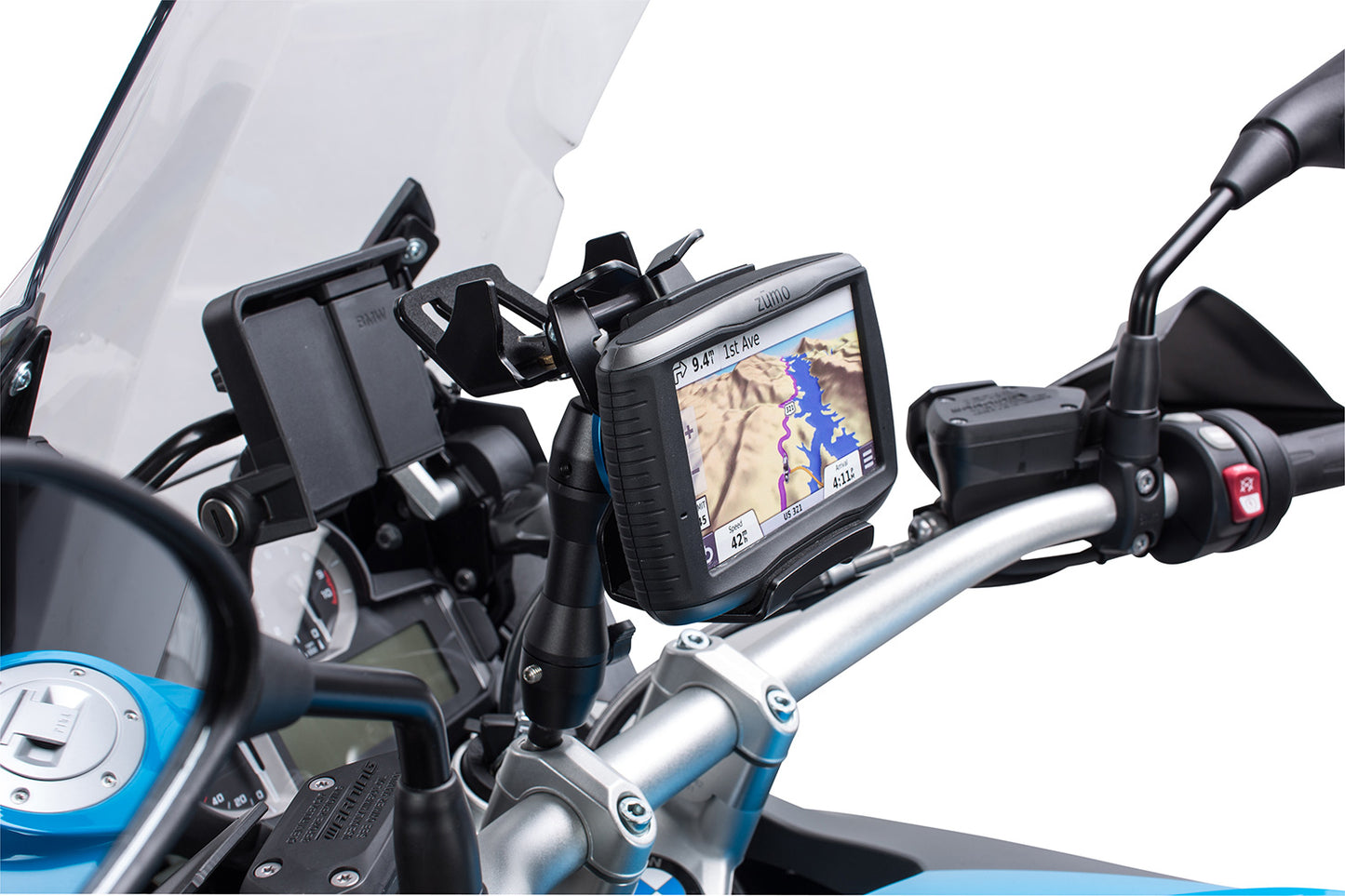 Wunderlich Bracket for GARMIN ZUMO 590/595 EXTREME - black