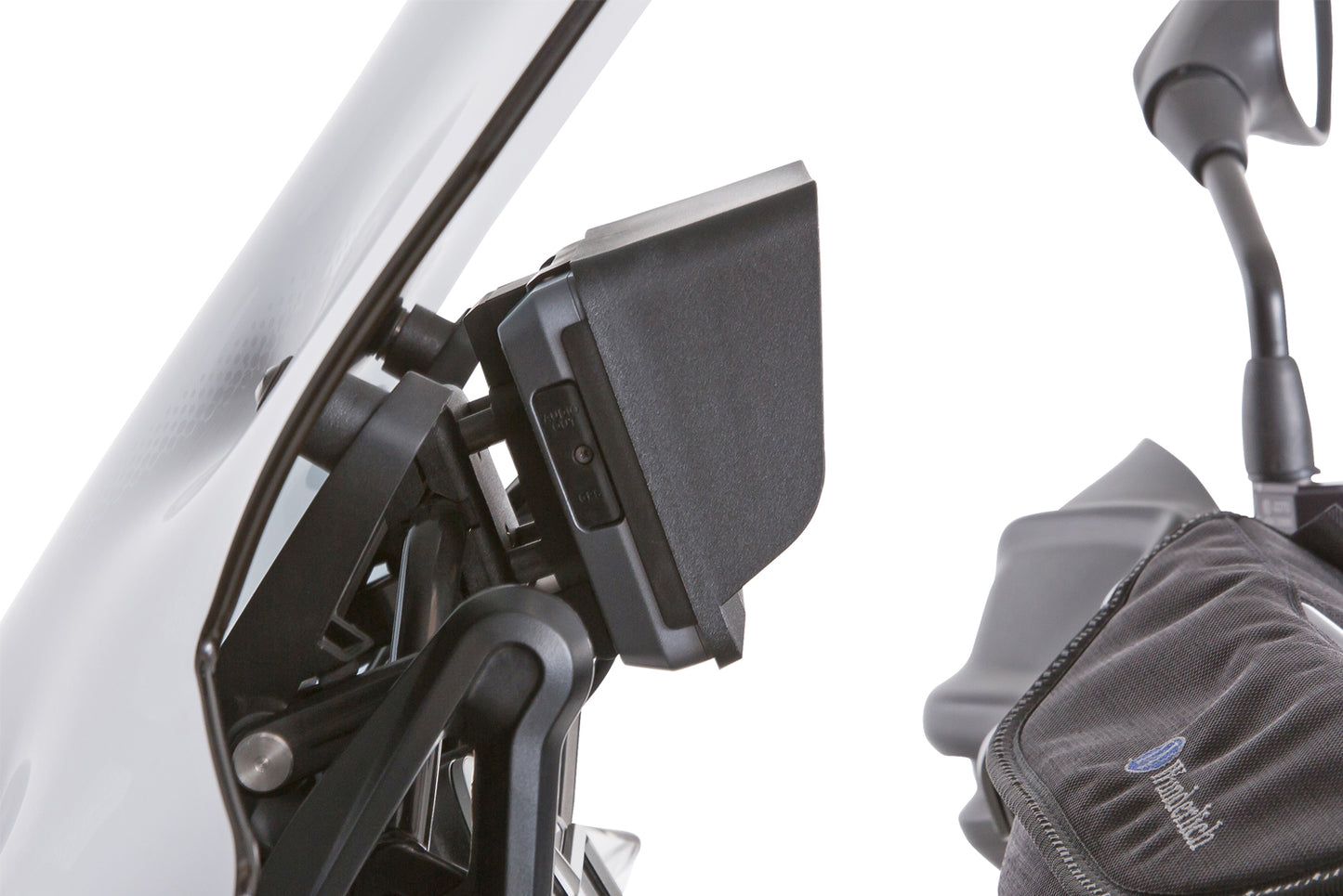 Device glare shield BMW Navigator IV + Garmin Zumo 660 - black