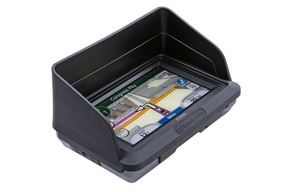 Device glare shield BMW Navigator IV + Garmin Zumo 660 - black