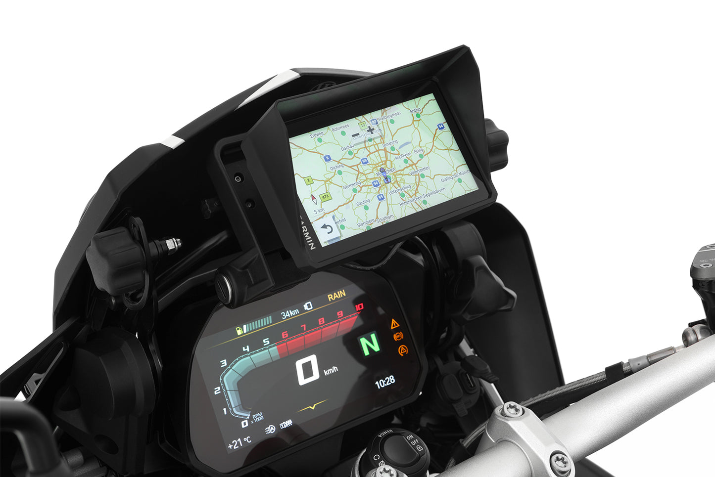 Device glare shield GARMIN Zumo XT - black