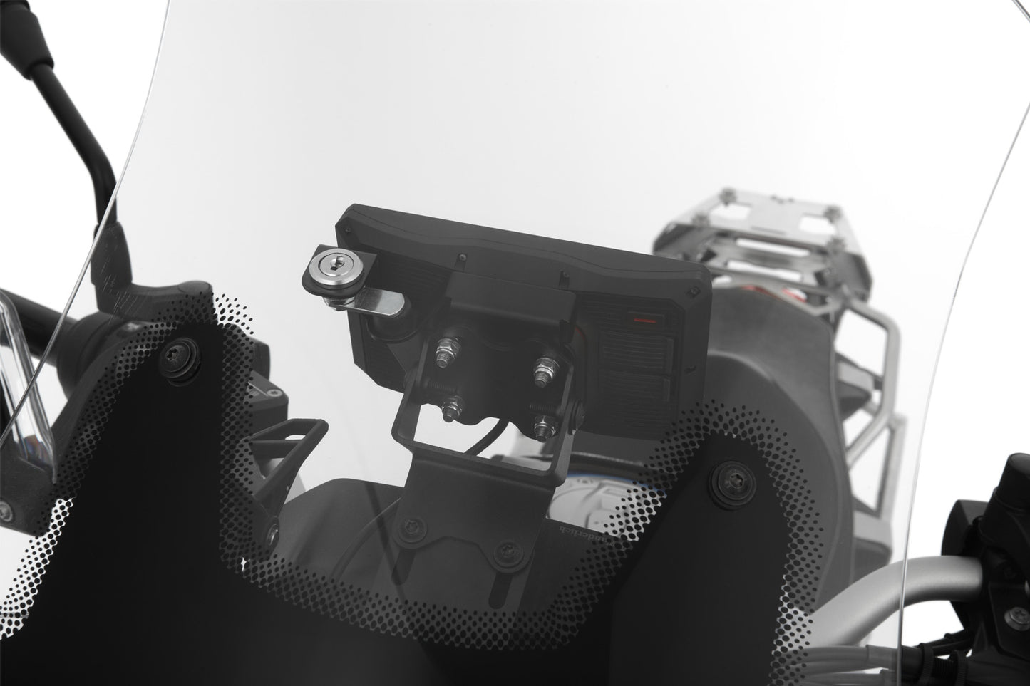 Wunderlich navigation security kit for Garmin Zumo XT - black