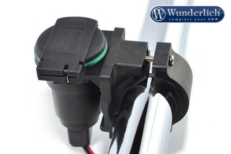 Holder cigarette lighter plug handle bar assembly - black