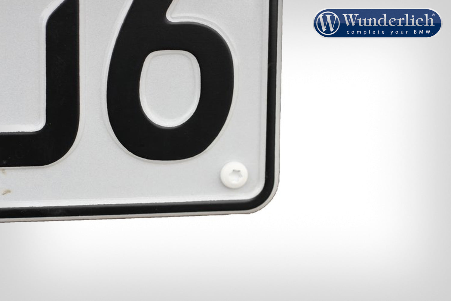 Coloured licence plate screw stainless steel M4.8x16 6-piece set