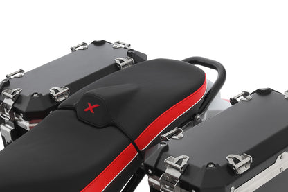 Wunderlich AKTIVKOMFORT passenger seat - black-red - standard